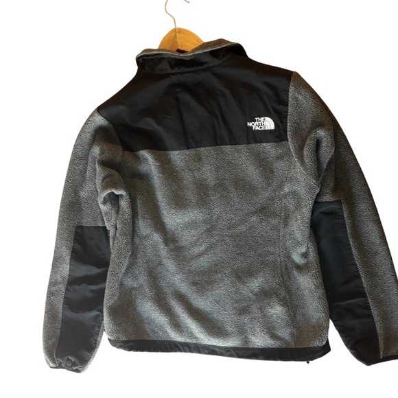 The North Face Denali Fleece Jacket Women’s Small Gray/Black - Picture 2 of 4